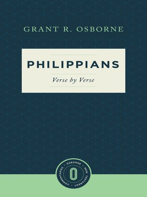 cover image of Philippians Verse by Verse